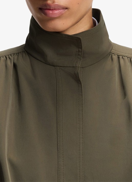 BOSS Jack met geplooid detail - detail 4 khaki
