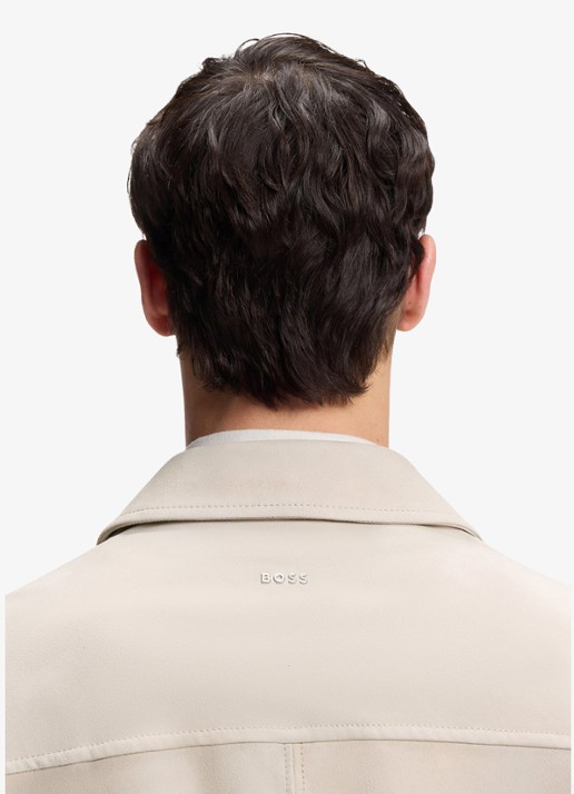 BOSS Jack van geitensuède met steekzakken - detail 5 beige