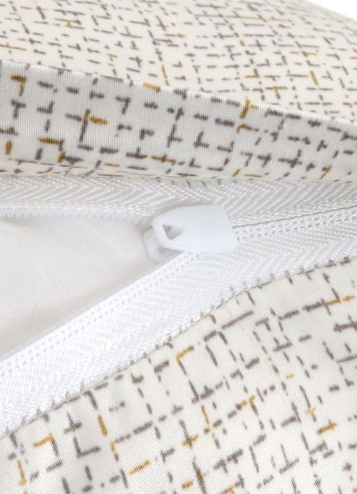 BOSS Jadeite kussensloop - detail 3 creme