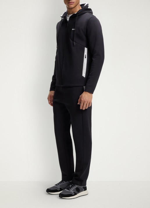 BOSS Joggingbroek met logo - voorkant 2 zwart