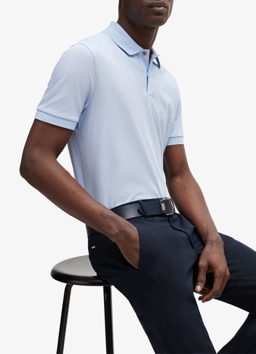 BOSS Kaito1_T 10246713 01  001 - detail 4 donkerblauw