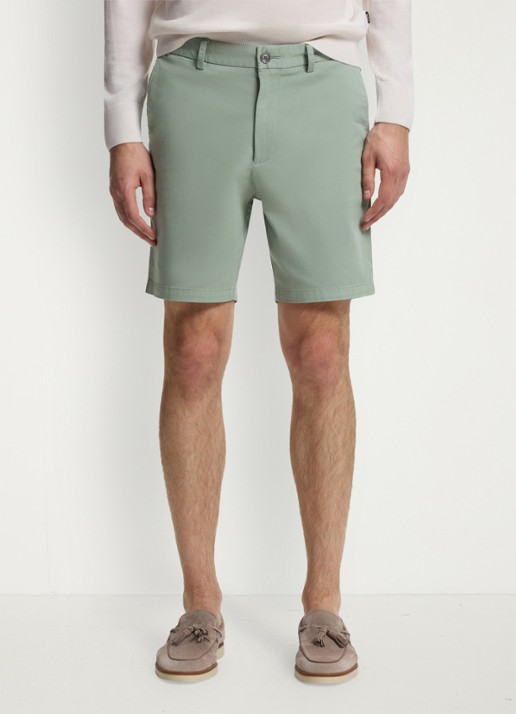 BOSS Korte broek met steekzakken - detail open green-373