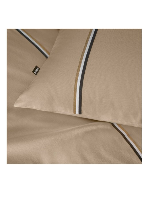 BOSS Kussensloop van satijn - 90TC - detail beige