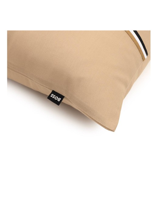 BOSS Kussensloop van satijn - 90TC - voorkant 4 beige