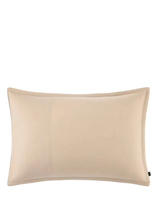 BOSS Latice kussensloop - voorkant beige