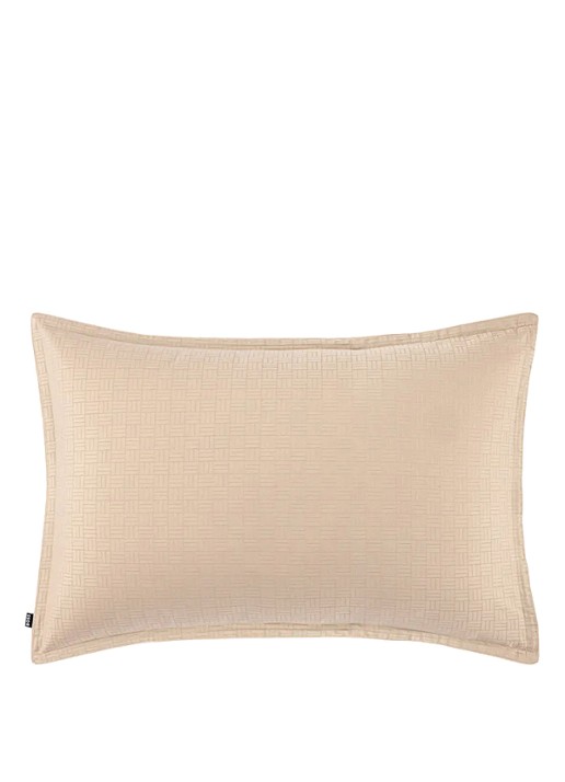 BOSS Latice kussensloop - detail 6 beige