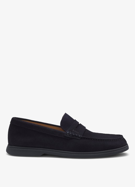 BOSS Loafer van suède