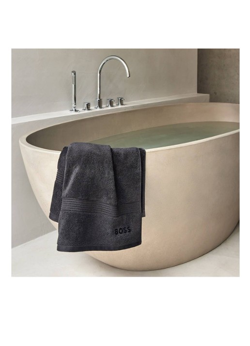 BOSS LOFT badhanddoek - 700 gr/m2 - 50 x 100 cm - detail 5 zwart