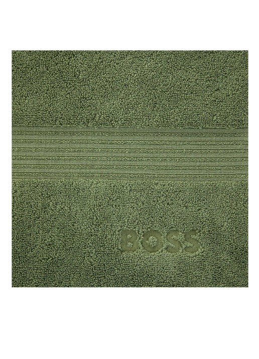 BOSS LOFT badhanddoek - 700 gr/m2 - 50 x 100 cm - achterkant groen