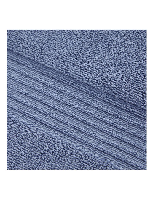 BOSS LOFT badmat van katoen - 1000 gr/m2 - 60 x 90 cm - detail 4 lichtblauw