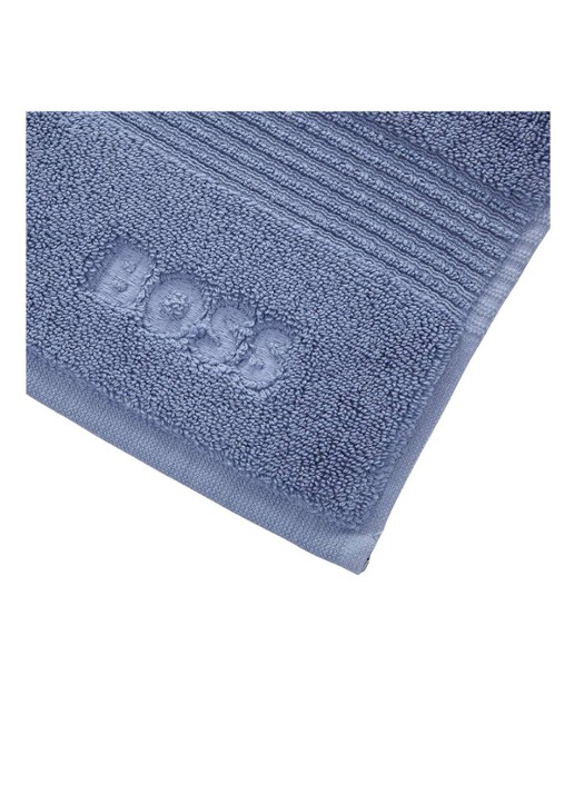 BOSS LOFT badmat van katoen - 1000 gr/m2 - 60 x 90 cm - voorkant 3 lichtblauw