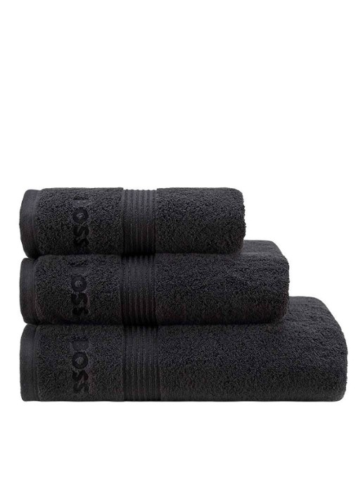 BOSS LOFT gastendoek - 700 gr/m2 - 40 x 60 cm - detail 4 zwart