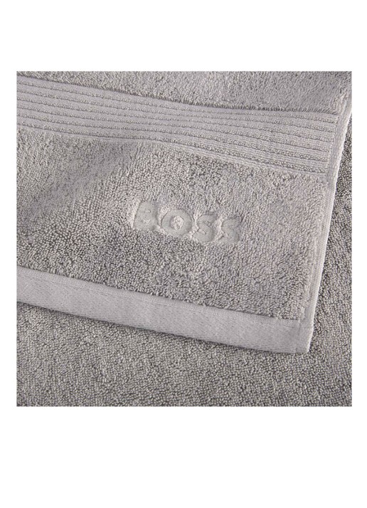 BOSS LOFT gastendoek - 700 gr/m2 - 40 x 60 cm - voorkant 4 zilver