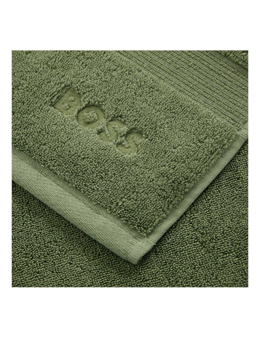 BOSS LOFT gastendoek - 700 gr/m2 - 40 x 60 cm - voorkant 2 mosgroen