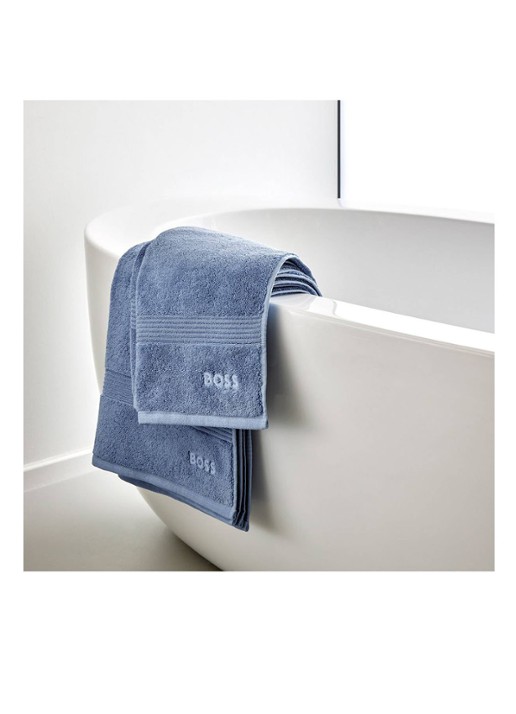 BOSS LOFT gastendoek - 700 gr/m2 - 40 x 60 cm - detail 6 lichtblauw