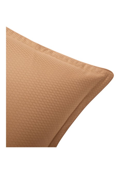 BOSS Loft kussensloop van Egyptisch katoensatijn 300TC - detail 3 camel