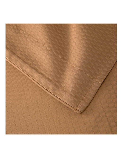 BOSS Loft laken van katoensatijn 300TC - detail camel
