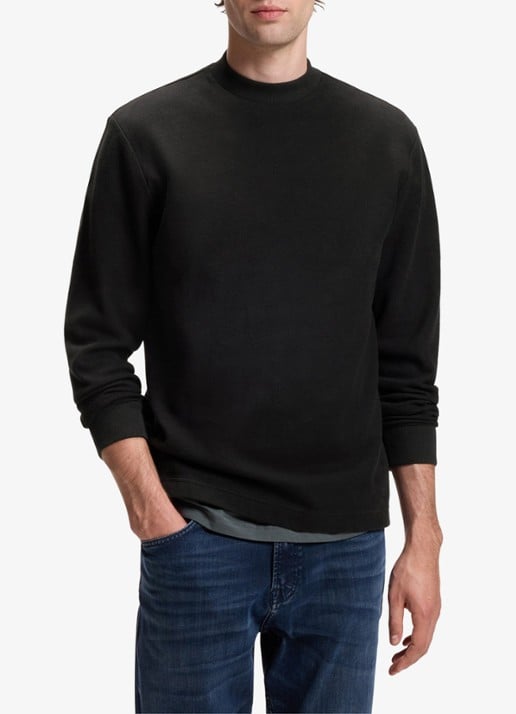 BOSS Longsleeve met stretch