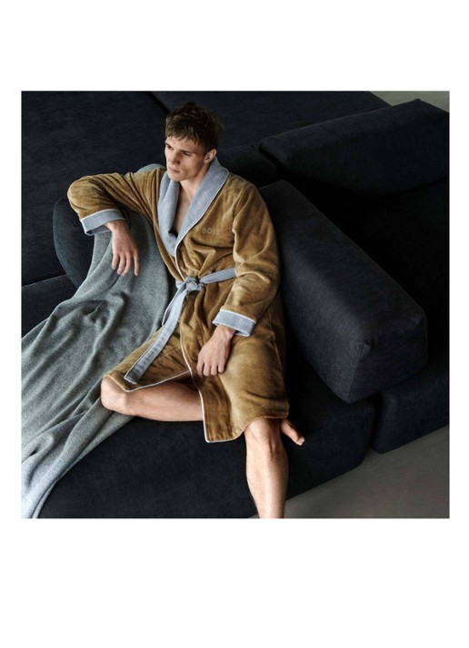 BOSS LORD     CamelH      Bath robe - detail 3 camel