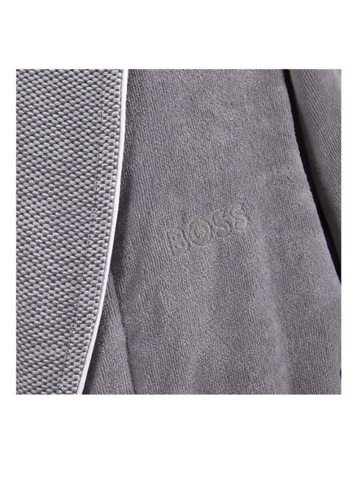 BOSS LORD     CamelH      Bath robe - voorkant 2 grijs