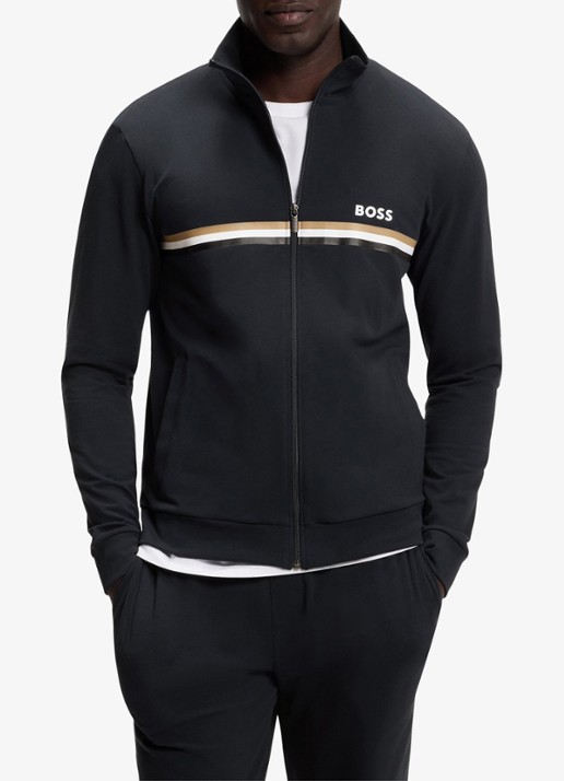BOSS Loungeset met logo en steekzakken