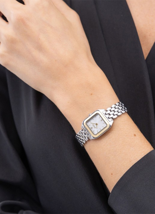 BOSS Mae Petite horloge HB1502821  - voorkant 4 zilver