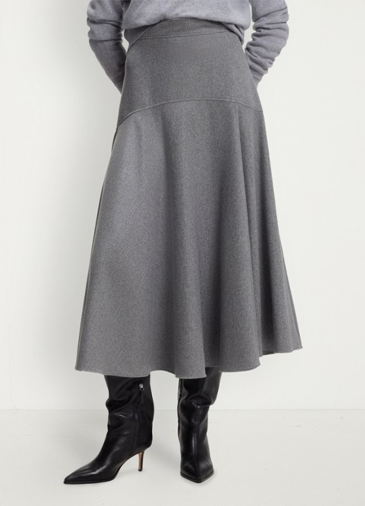 BOSS Midi rok met plooien