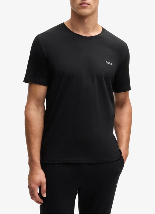 BOSS Mix&Match pyjamatop met logoborduring