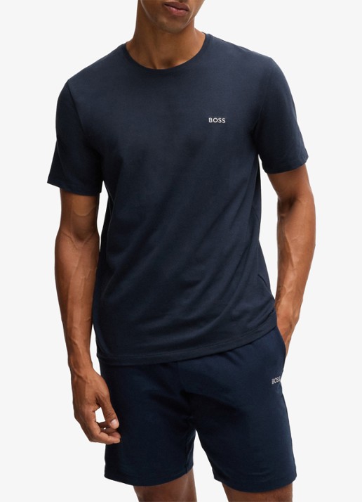 BOSS Mix&Match pyjamatop met logoborduring
