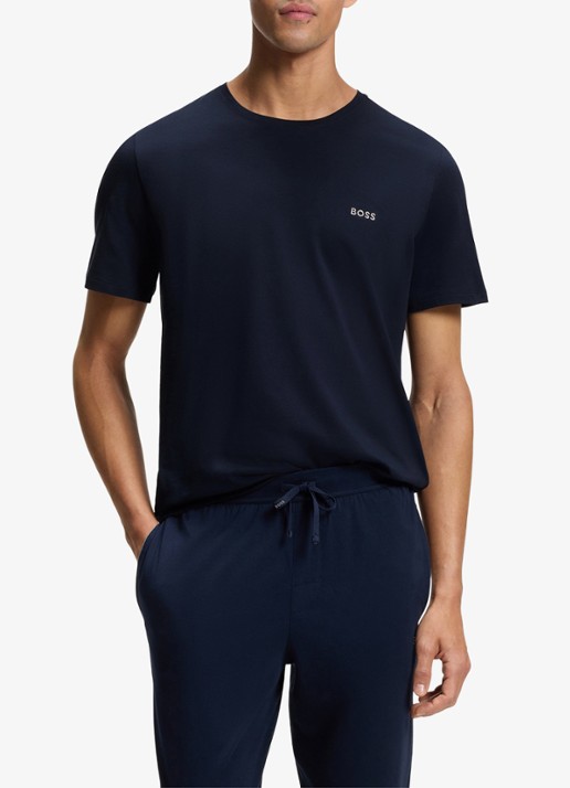 BOSS Mix&Match pyjamatop met logoborduring