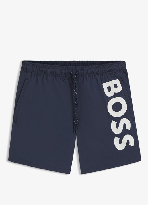 BOSS Octopus zwemshorts met logoprint en steekzakken