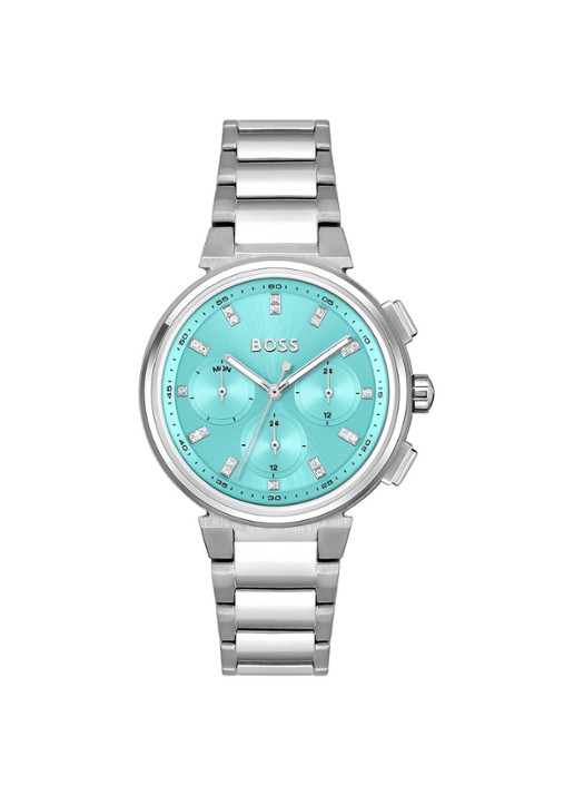 BOSS  One horloge HB1502763 - voorkant zilver
