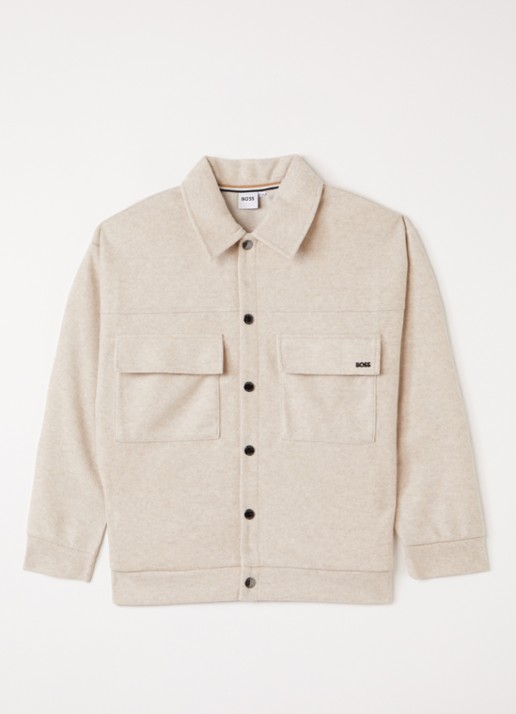 BOSS Overshirt in wolblend