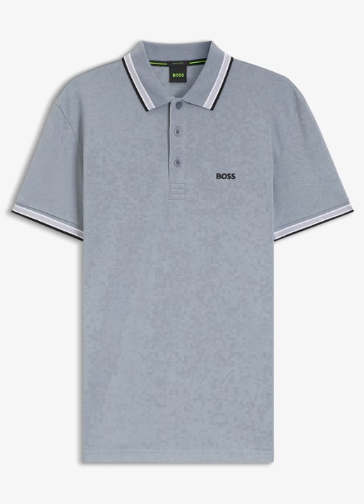 BOSS Paddy regular fit polo van piqué katoen met logo