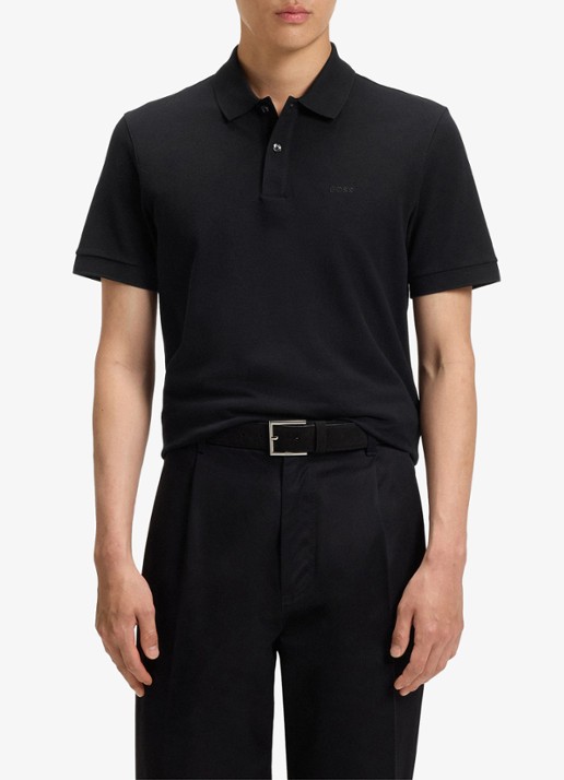 BOSS Pallas regular fit polo van piqué katoen