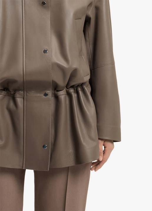 BOSS Parka met steekzakken - detail 4 taupe