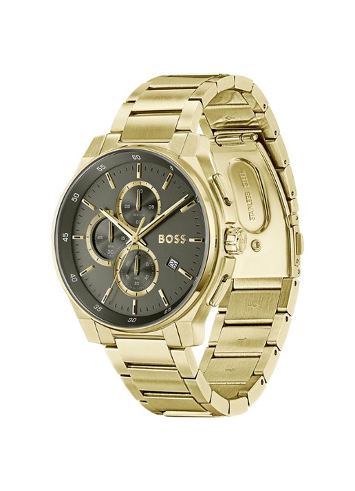 BOSS Peak 2.0 horloge HB1514190 - detail goud