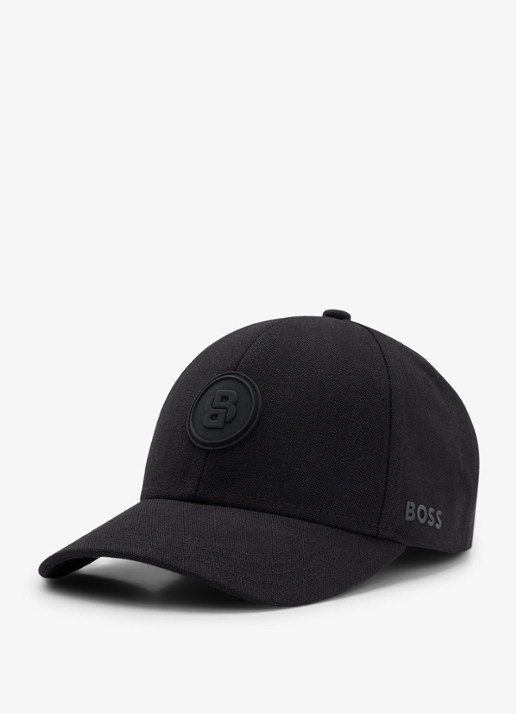 BOSS Pet met logo - achterkant 2 zwart