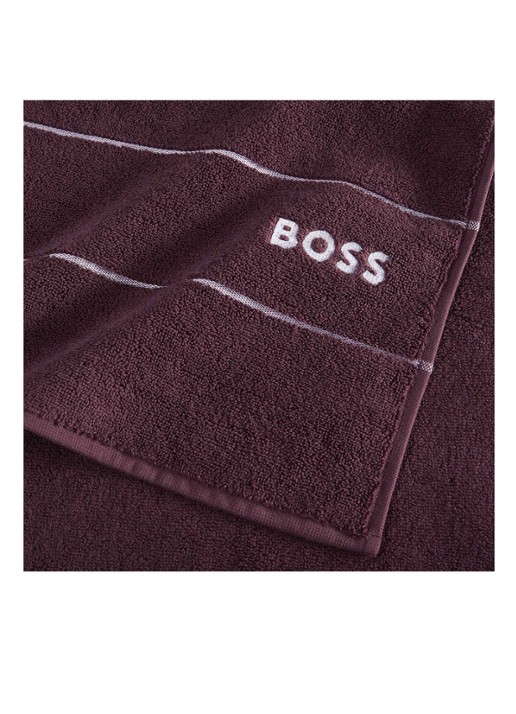 BOSS Plain badlaken - 600 gr/m2 - 100 x 150 cm - detail bordeauxrood