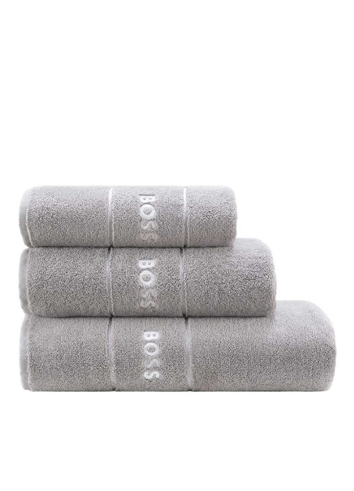 BOSS Plain badlaken - 600 gr/m2 - 100 x 150 cm - voorkant 2 lichtgrijs