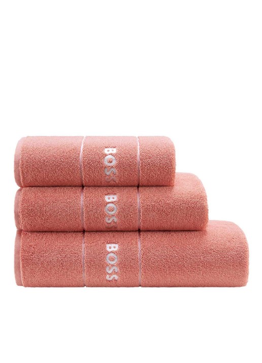 BOSS Plain badlaken - 600 gr/m2 - 100 x 150 cm - voorkant 2 perzikroze
