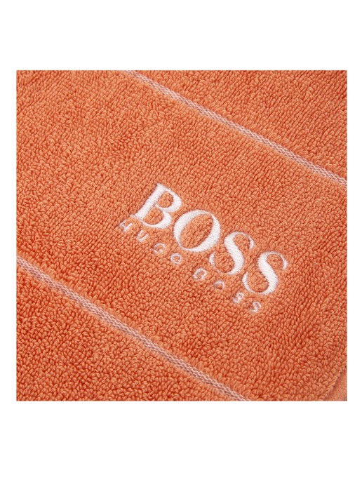 BOSS Plain badlaken - 600 gr/m2 - 70 x 140 cm - detail orange