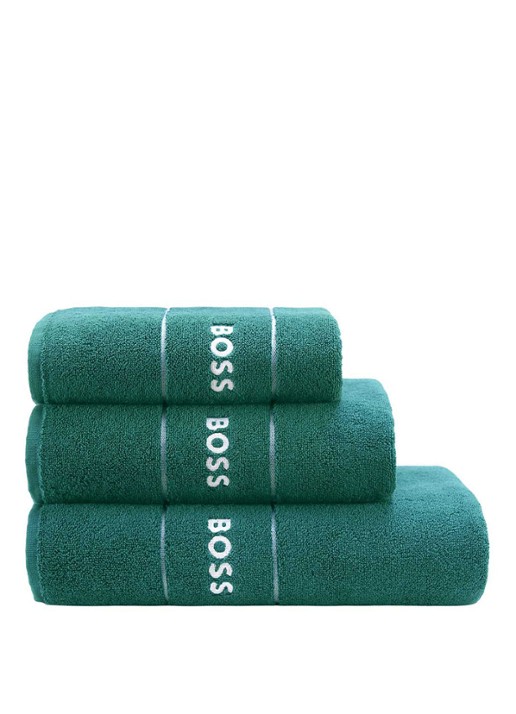 BOSS Plain badlaken - 600 gr/m2 - 70 x 140 cm - voorkant 2 groen