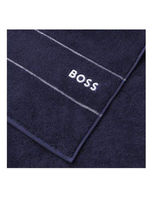 BOSS Plain badlaken - 600 gr/m2 - 70 x 140 cm - detail 3 donkerblauw