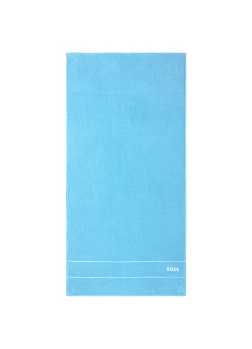 BOSS Plain badlaken - 600 gr/m2 - 70 x 140 cm - voorkant aquablauw