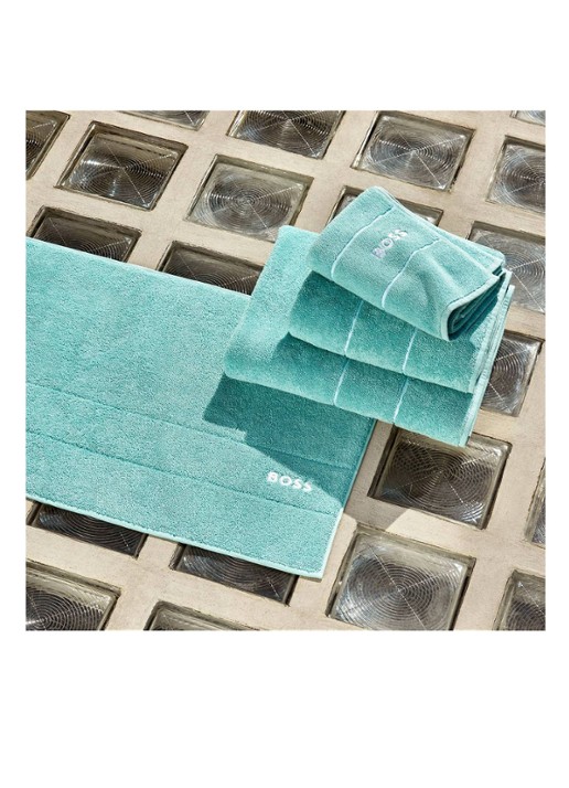 BOSS Plain badlaken - 600 gr/m2 - 70 x 140 cm - detail 3 turquoise