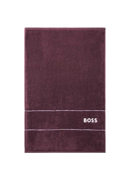 BOSS Plain gastendoek - 600 gr/m2 - 40 x 60 cm - voorkant 4 bordeauxrood