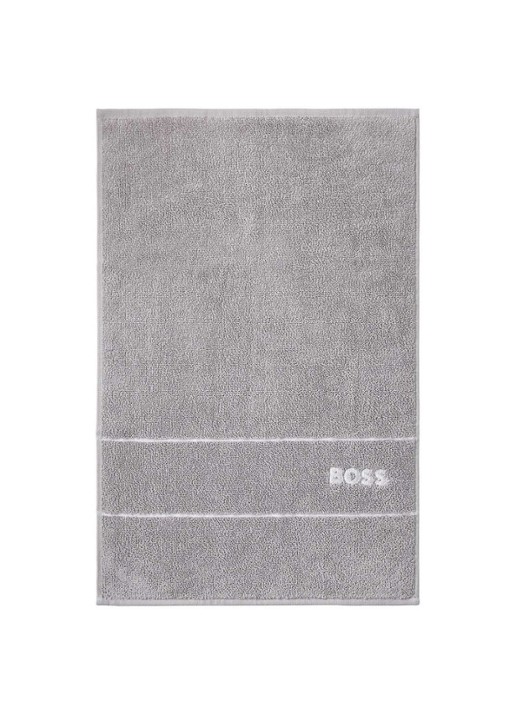 BOSS Plain gastendoek - 600 gr/m2 - 40 x 60 cm - voorkant 4 lichtgrijs