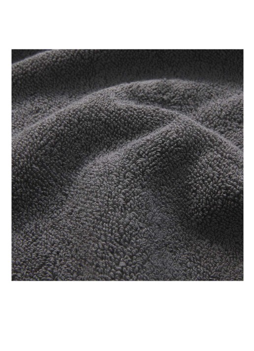 BOSS Plain gastendoek - 600 gr/m2 - 40 x 60 cm - detail 3 donkergrijs