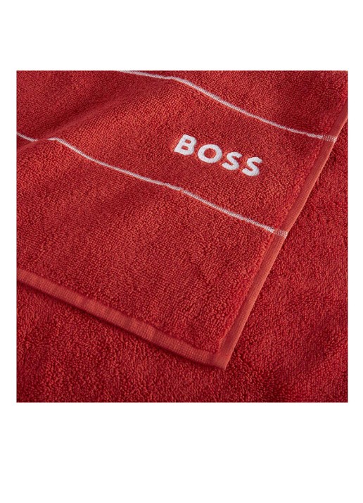 BOSS Plain gastendoek - 600 gr/m2 - 40 x 60 cm - detail 3 steenrood